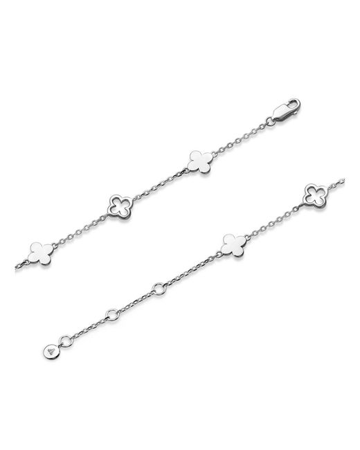 DEVATA White Clover Chain Bracelet