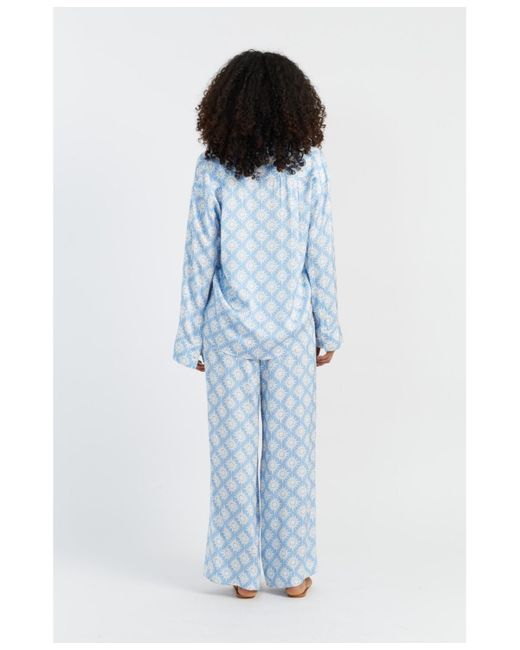 Chinti & Parker Blue Chinti And Parker Laura Whitmore Paradise Trousers