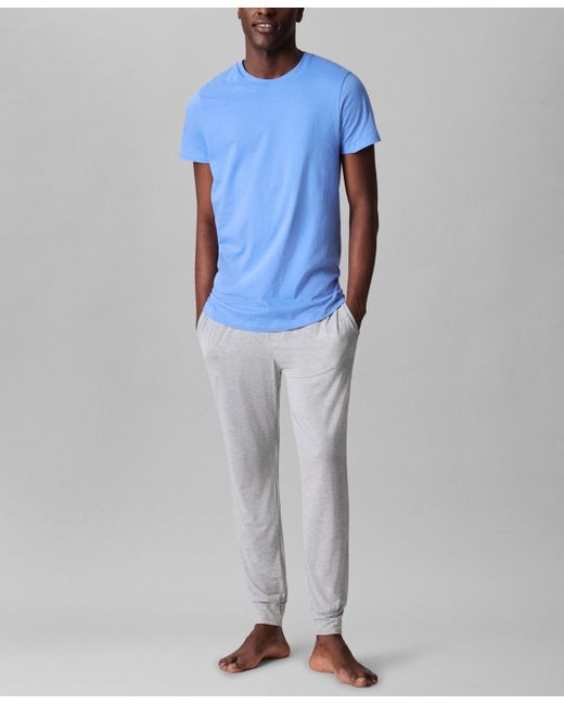 Calvin Klein Blue 3-pack Cotton Classics Crewneck T-shirts for men