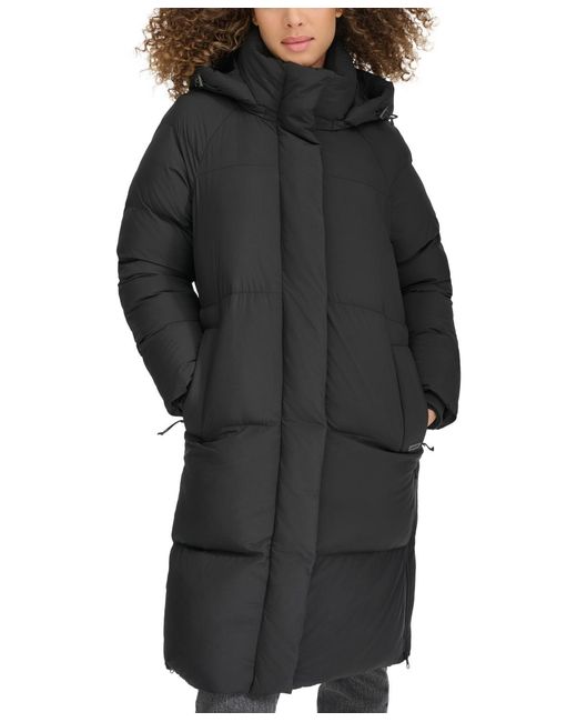 Levi's Black Mid-length Puffer Jacket