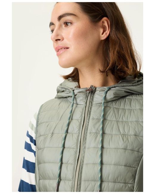 Olsen Blue Quilted Sporty Lightweight Vest