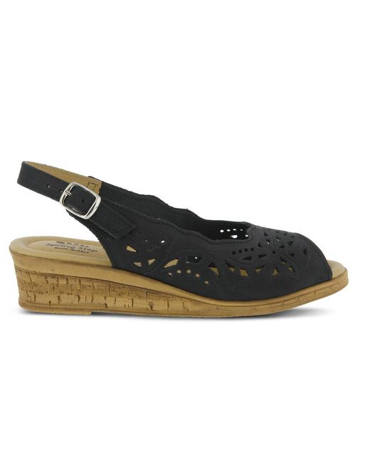 Spring Step Black Orella Slingbacks