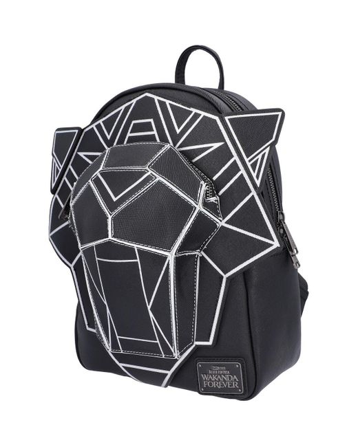 Loungefly Gray And Panther Wakanda Forever Figural Mini Backpack