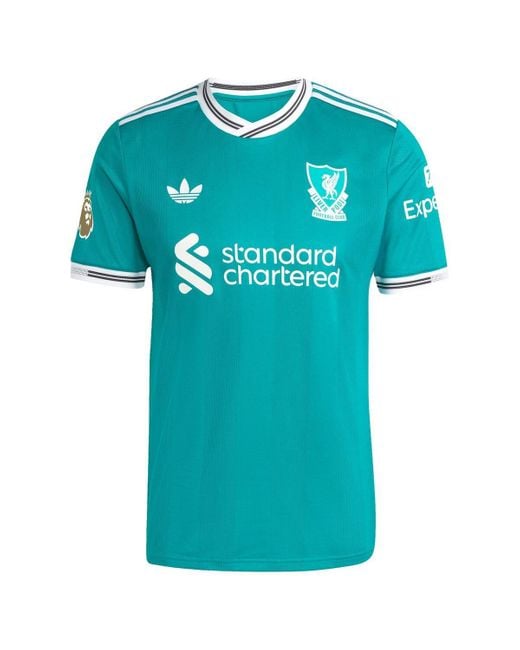 adidas Men's Blue Virgil Van Dijk Liverpool 2025/26 Third