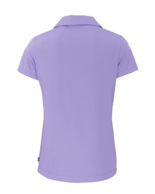 Cutter & Buck Purple Daybreak Eco Recycled V-neck Polo Shirt