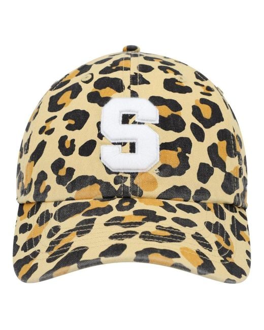 Women's Pittsburgh Steelers '47 Tan Bagheera Clean Up Allover Adjustable Hat