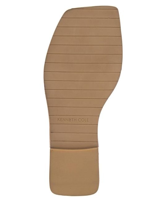 Kenneth Cole Brown Asher Flat Sandals