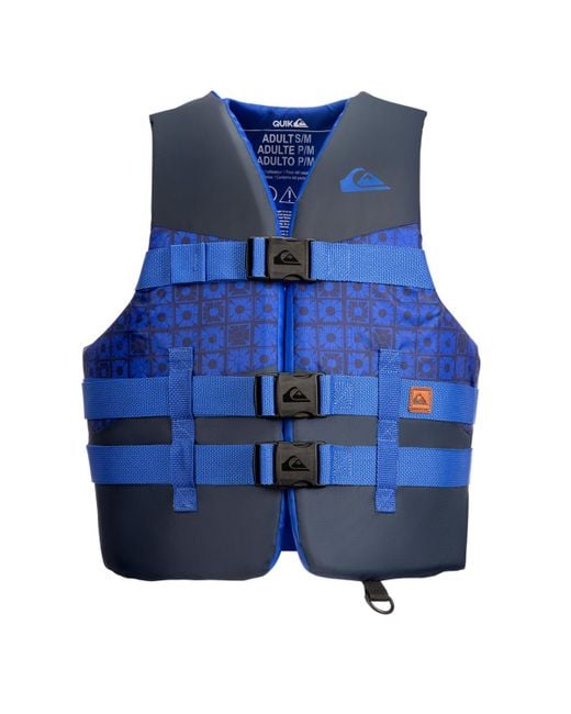 Quiksilver Blue Uscg Approved Life Vest for men