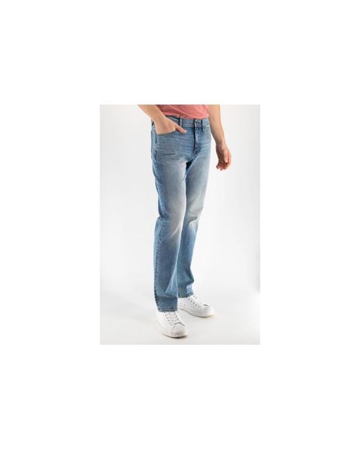 DEVIL-DOG Black Devil-dog Relaxed Straight Jean for men