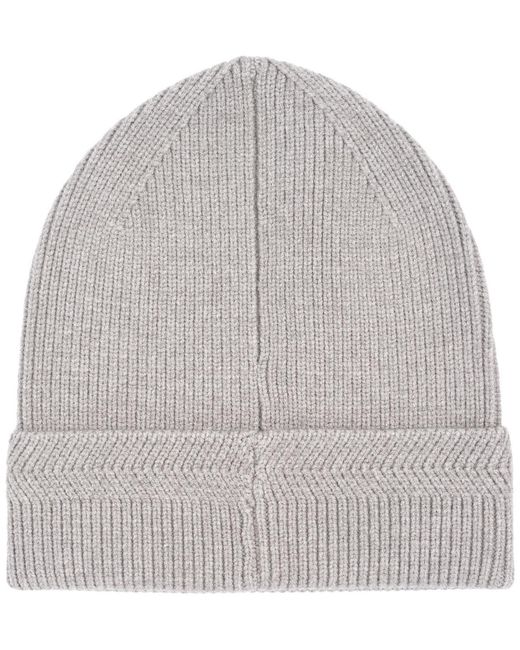 Alfani Gray Fine Ribbed Beanie for men