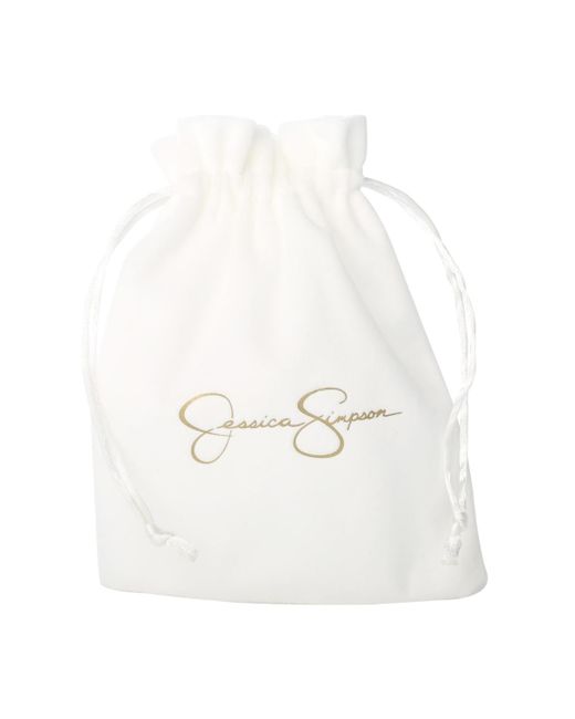 Jessica Simpson Blue And Silver Stretch Bracelet