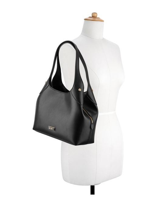 Nine West Black Eamon Large Shoulder Bag