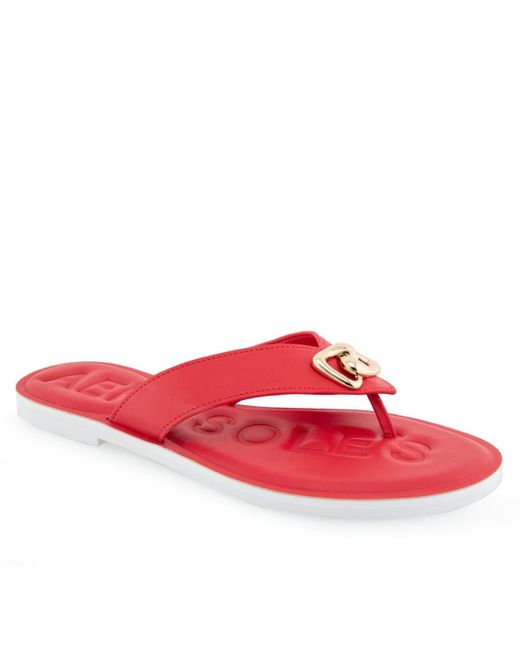 Aerosoles Red Galen Flip Flop Sandals