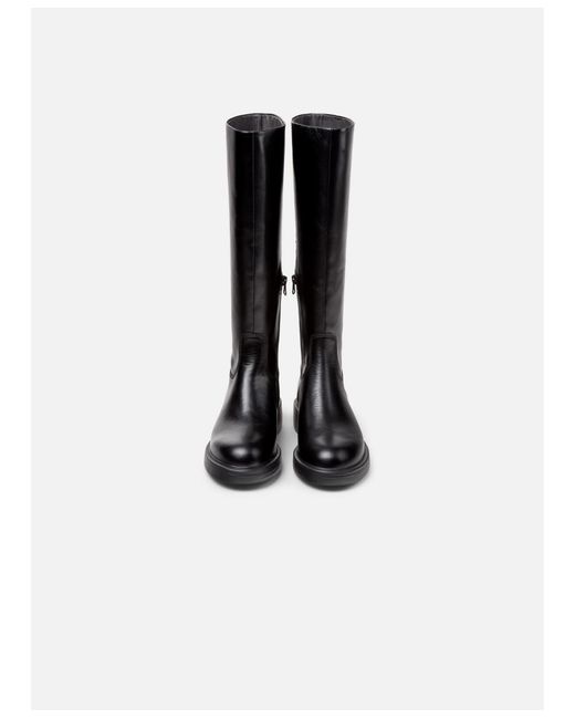 Camper Black Dean Leather High Boot