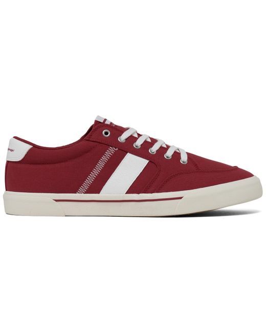 Ben Sherman Red Hawthorn Low Canvas Casual Sneakers From Finish Line for men