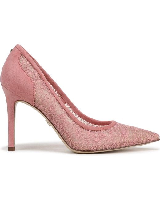 Sam Edelman Pink Hazel Mesh Pumps