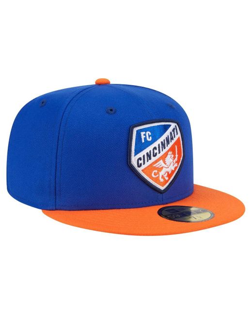 KTZ Blue Fc Cincinnati 2025 Kickoff 59fifty Fitted Hat for men