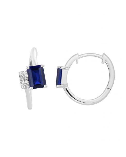 Macy's Blue Lab-grown Ruby (1-1/3 Ct. T.w.