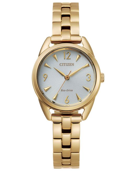 citizen watch and bracelet set gold