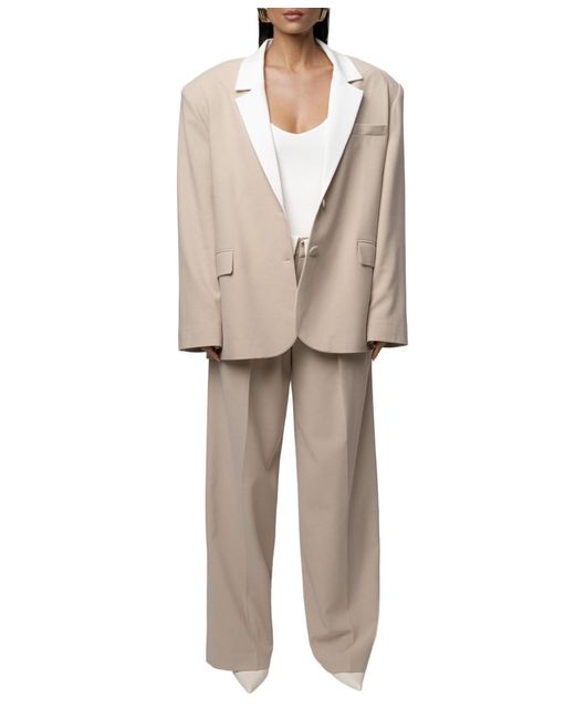 JLUXLABEL Natural Command Oversized Blazer
