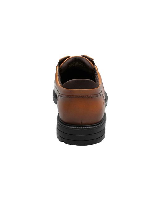 Nunn Bush Brown Kore Ez Icon Plain Toe Oxfords for men