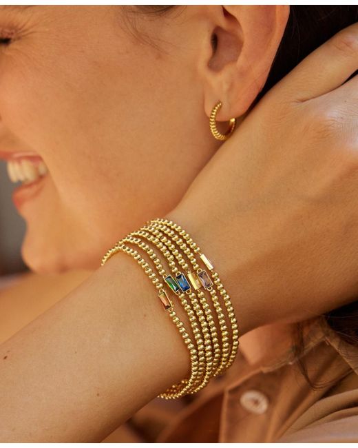Brook and York Metallic Kylie Birthstone Bracelet