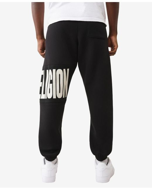 True Religion Black Standard jogger Pants for men