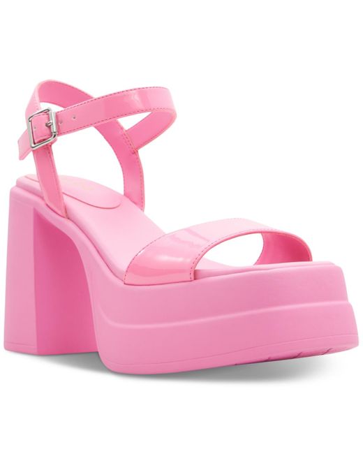 ALDO Pink Taina Two-piece Platform Sandals