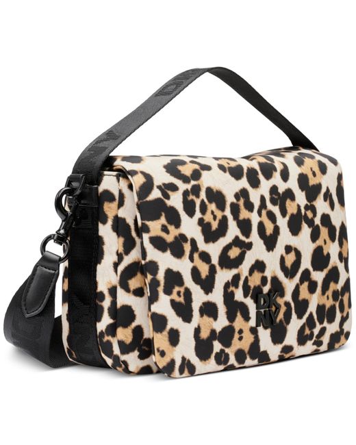 DKNY Black Jenny Small Flap Shoulder Bag