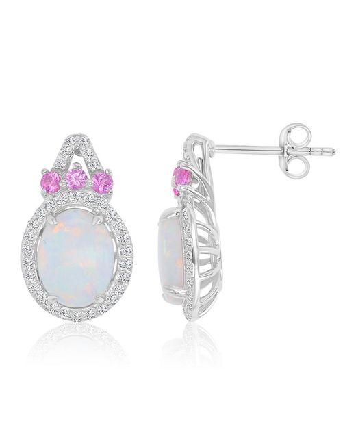 Macy's White Created Opal