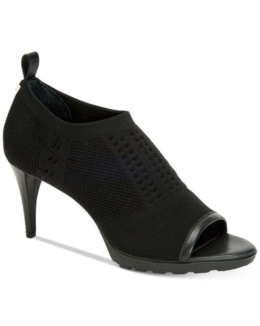 Calvin Klein Black Women's Massey Peep-toe Shooties