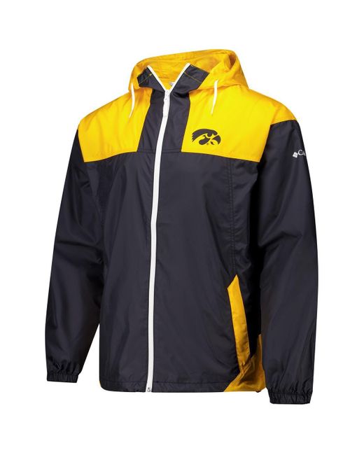 Columbia Blue Iowa Hawkeyes Flash Challenger Ii Omni-shade Full-zip Windbreaker Jacket for men
