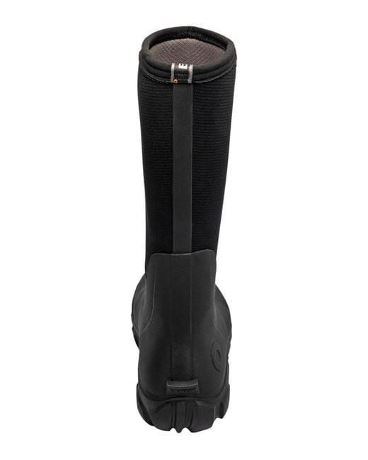 Bogs Black Classic Seamless Tall Nt Boot for men