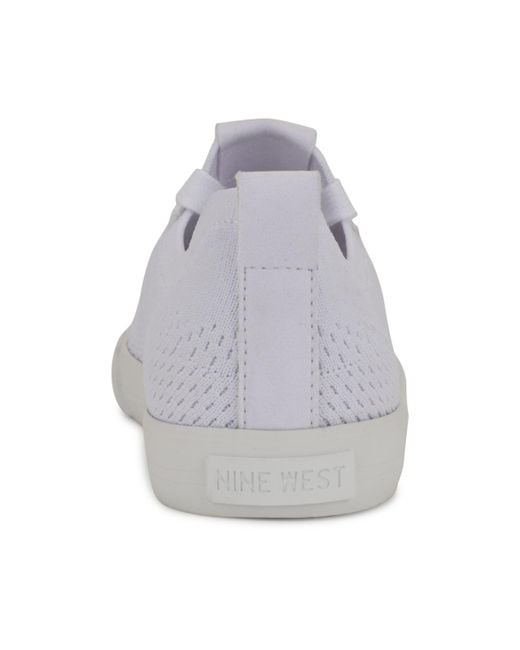 Nine West Gray Looki Mesh Lace-up Sneakers