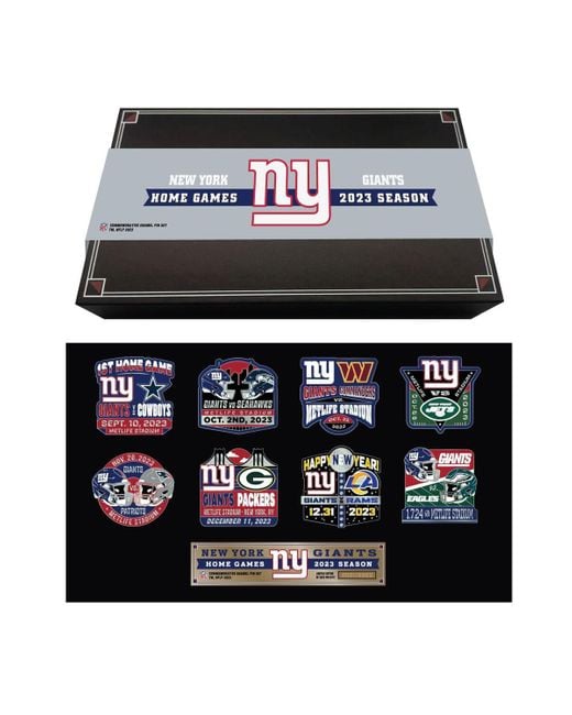 Mojo Licensing Black New York Giants 2023-24 Game Day Pin Collector Set