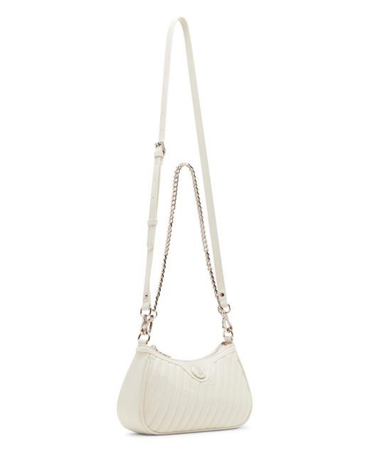 Steve Madden White Vickie Small Shoulder Bag