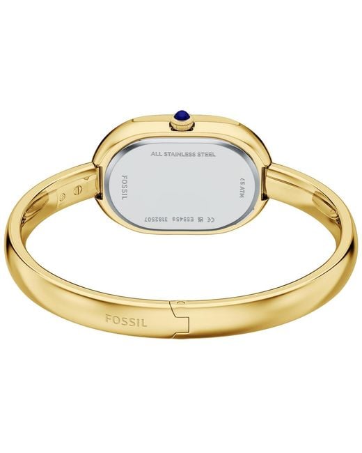 Fossil Metallic Sloan Three-hand -tone Stainless Steel Watch