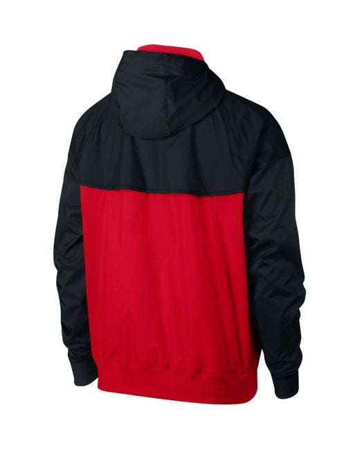 Nike Sportswear Windrunner Jacket in Red for Men | Lyst