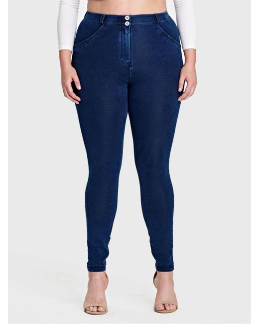 Freddy Blue Curvy High-rise Sculpting Skinny Jeans