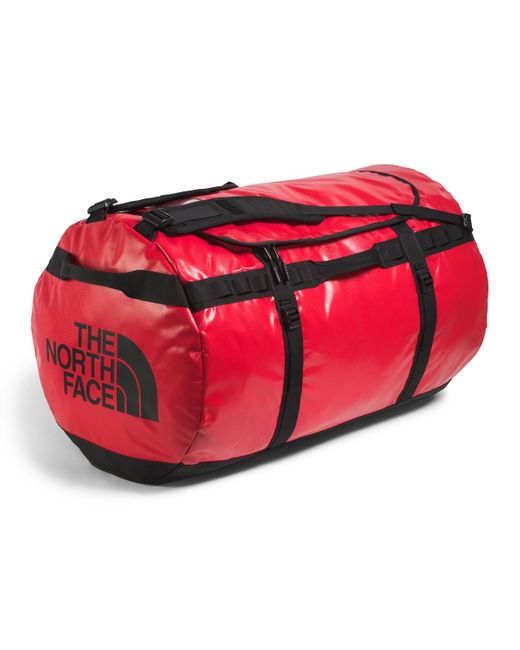 The North Face Red Base Camp Duffel Bag for men