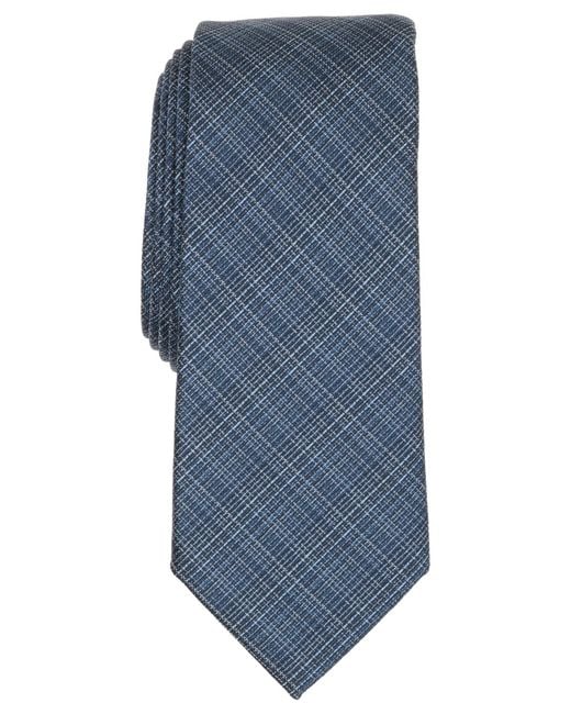 Alfani Blue Bennett Slim Tie for men