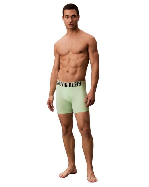 Calvin Klein Green Intense Power Boxer Briefs for men