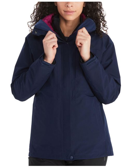 Marmot Blue Minimalist Waterproof Component Jacket