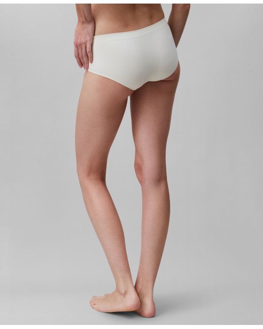 Calvin Klein White Bonded Flex Boyshort Underwear Qd3961