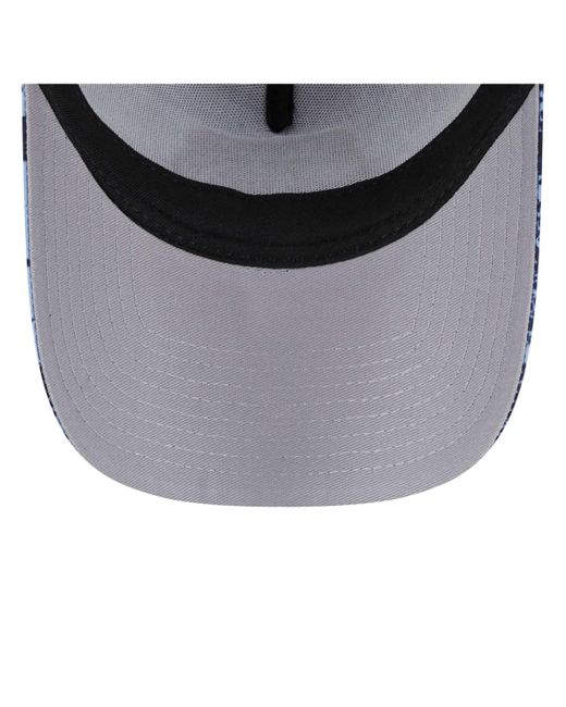 KTZ Navy/light Blue Memphis Grizzlies Tip Off A-frame Trucker 9forty Adjustable Hat for men