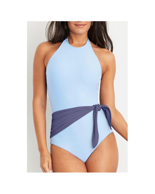 Hermoza Blue Genevieve One-piece Swimsuit