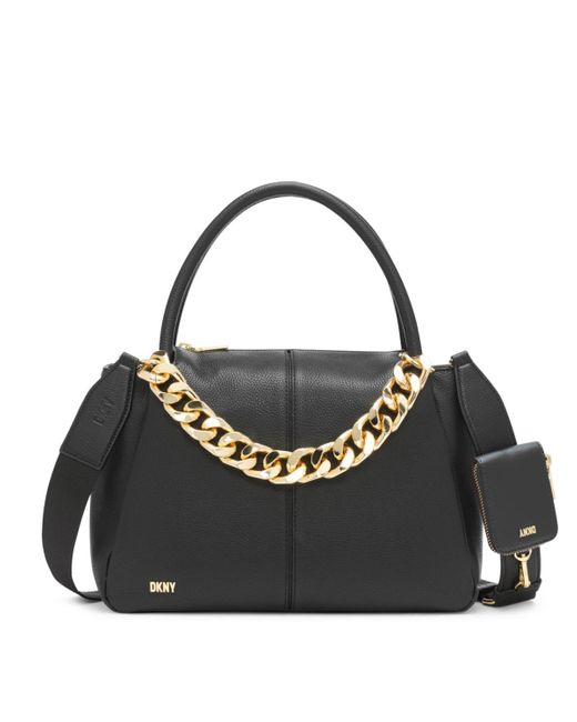 DKNY Sabina Top Handle Satchel in Black Lyst