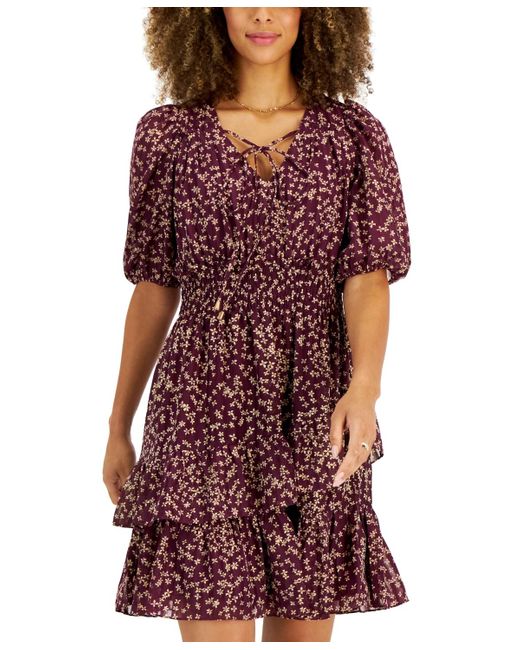 Taylor Tieredhem Peasant Dress Lyst