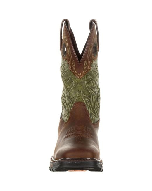 Durango Brown Maverick Xp Waterproof Western Work Boot for men