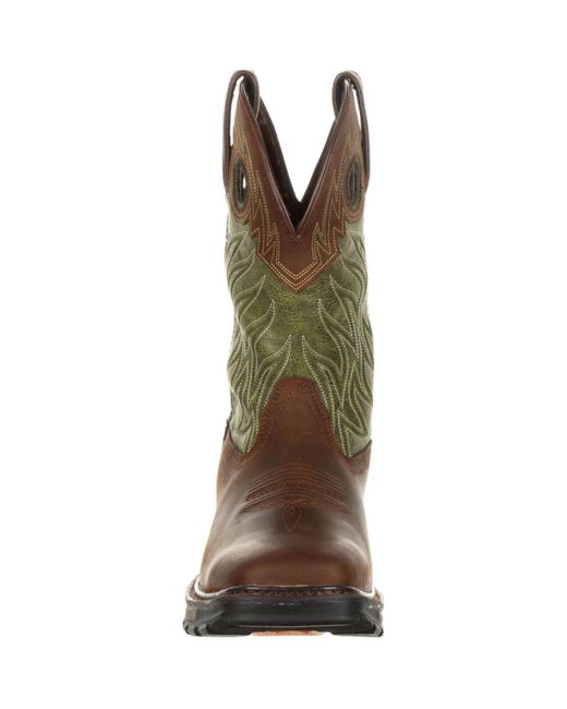 Durango Brown Maverick Xp Waterproof Western Work Boot for men